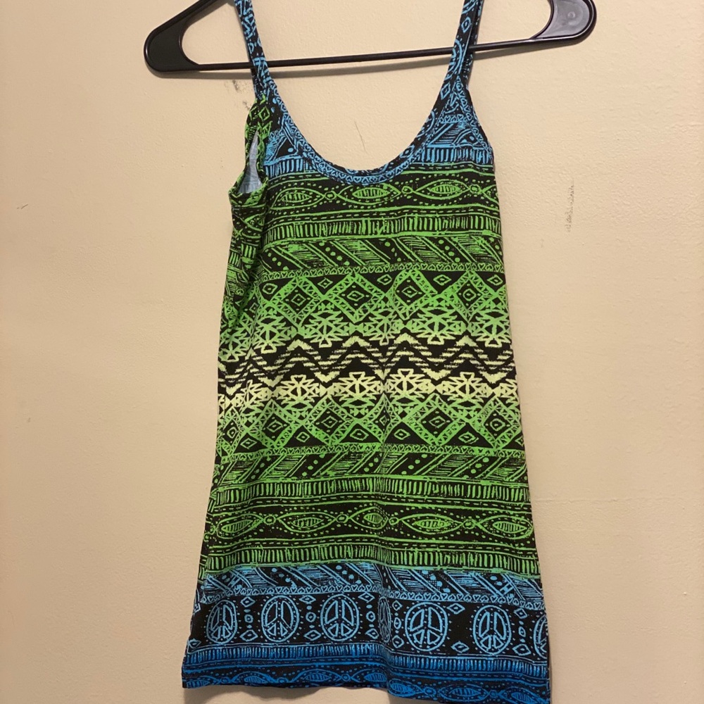 Peace sign pattern tank - Picture 3 of 5